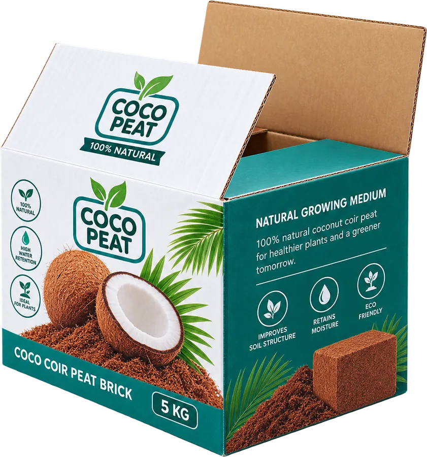 Coco Peat Printed Carton