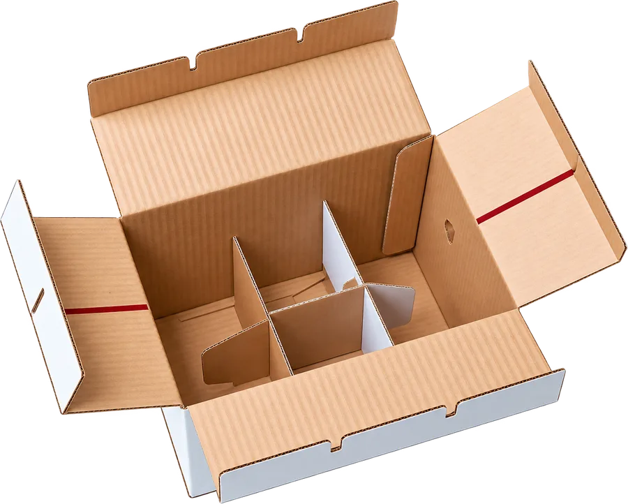 Divided Corrugated Box